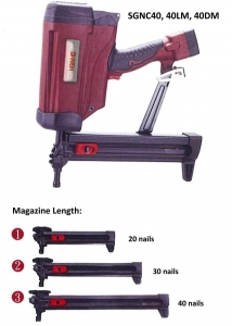 SGNC40DM 瓦斯擊釘槍 (40發釘匣)